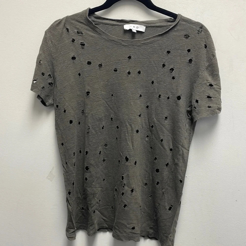 Iro distressed clay tee